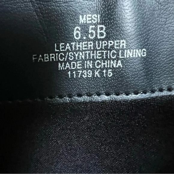 Lauren Ralph Lauren Black Mesi Boots Size 6.5 - Picture 10 of 12